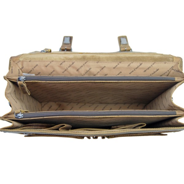 Große Aktentasche HEDIN aus Weideland-Leder - 2.Wahl Große Aktentasche HEDIN aus Weideland-Leder - 2.Wahl