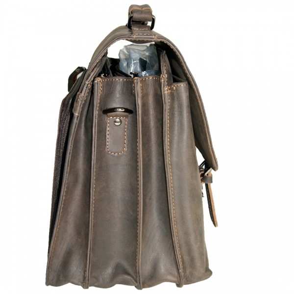 Große Lehrertasche Leder braun 872 Große Lehrertasche Leder braun 872