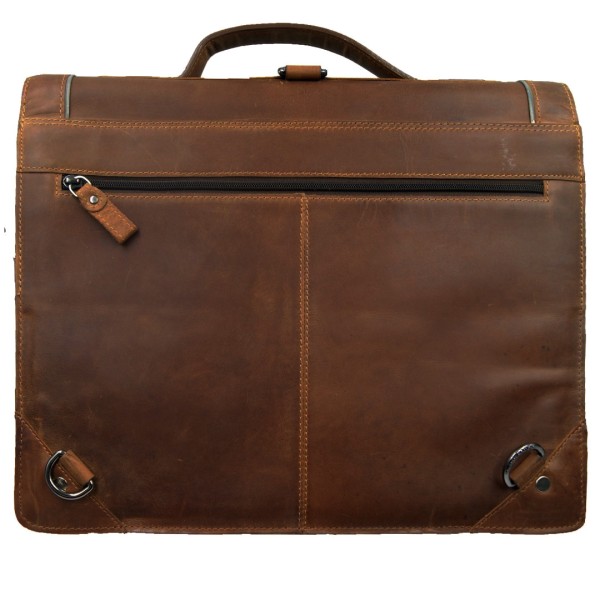 Schulranzen-tasche MONTESSORI aus braunem Leder Schulranzen-tasche MONTESSORI aus braunem Leder