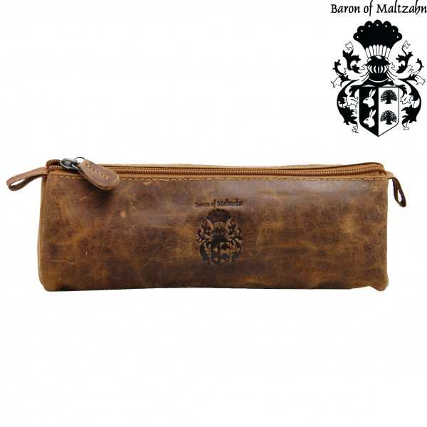 Schlampermäppchen aus Leder Schlampermäppchen aus Leder