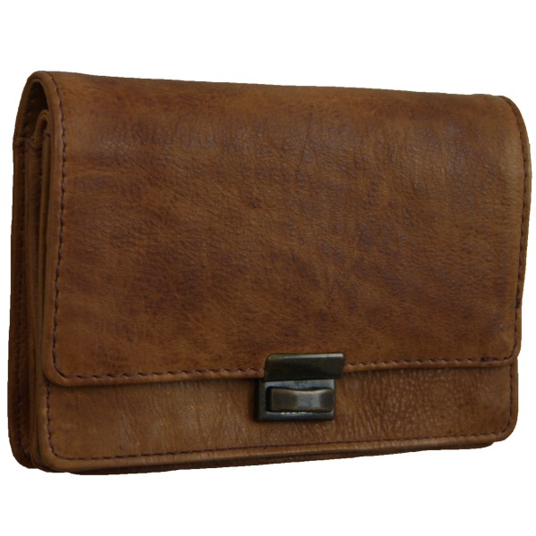 Geldbörse FUGGER aus braunem Leder Geldbörse FUGGER aus braunem Leder