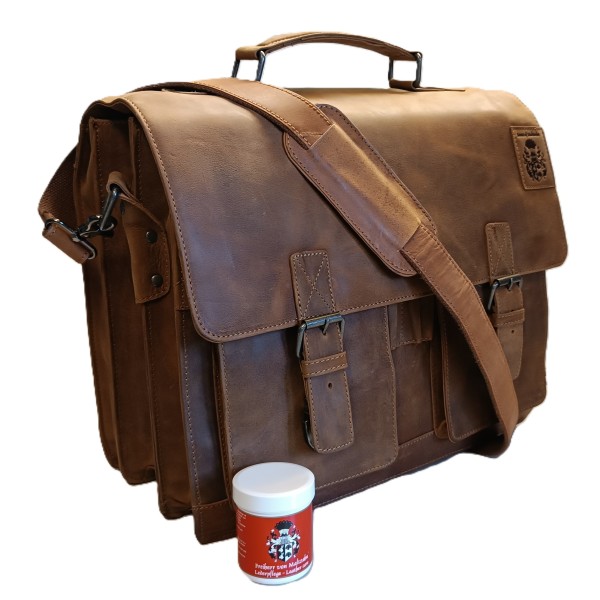 Große Aktentasche HEDIN 2.0 aus Rind-Leder Große Aktentasche HEDIN 2.0 aus Rind-Leder