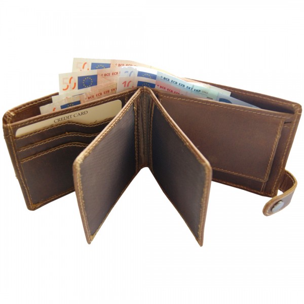 Herren Portemonnaie Innenansicht Herren Portemonnaie Innenansicht