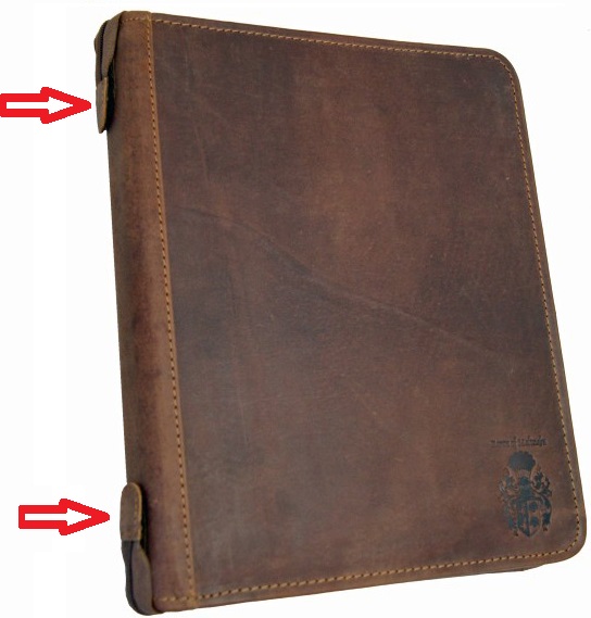 Konferenzmappen Ringbuchmappen Druckknoepfe Reißverschluss