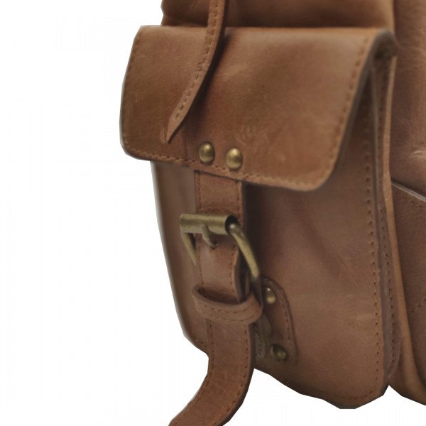 Rucksack Herren Leder braun 34cm VASCO DA GAMA Rucksack Herren Leder braun 34cm VASCO DA GAMA