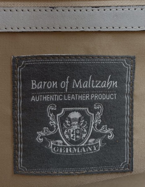 Collegemappe SPARTAKUS aus altweißem Leder - Einzelstück / Unikat Collegemappe SPARTAKUS aus altweißem Leder - Einzelstück / Unikat