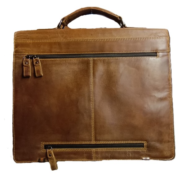 Große Aktentasche HEDIN aus Weideland-Leder - mit leichten Gebrauchsspuren Große Aktentasche HEDIN aus Weideland-Leder - mit leichten Gebrauchsspuren