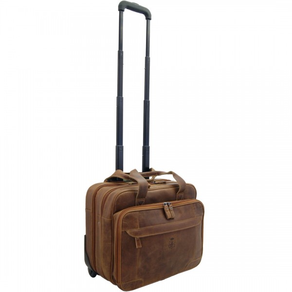 Brauner Pilotenkoffer mit Telekopgestänge 690 Brauner Pilotenkoffer mit Telekopgestänge 690