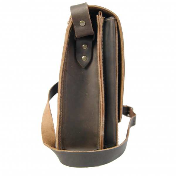 Herren Schultertasche SCOTT aus braunem Leder Herren Schultertasche SCOTT aus braunem Leder