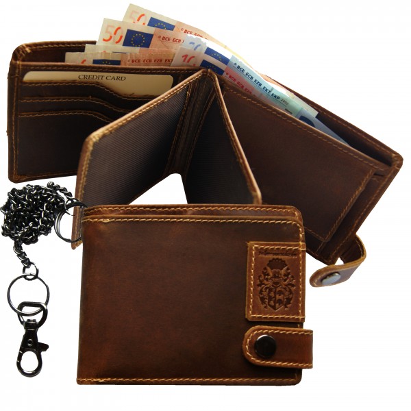 Herren Portemonnaie ABRAMOVICH mit Kette Herren Portemonnaie ABRAMOVICH mit Kette