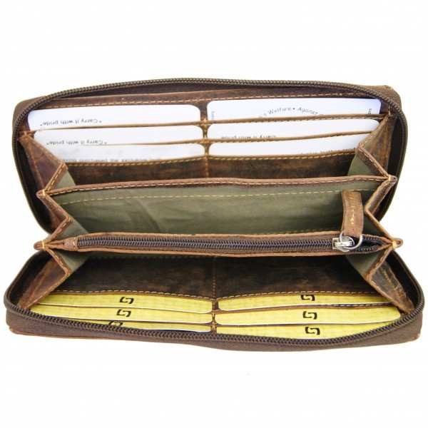 Western-Langbörse Ribanna aus Leder Western-Langbörse Ribanna aus Leder